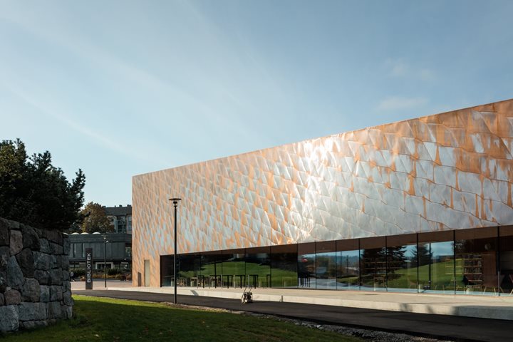 Nordic Copper koper gevel - cuivre façade