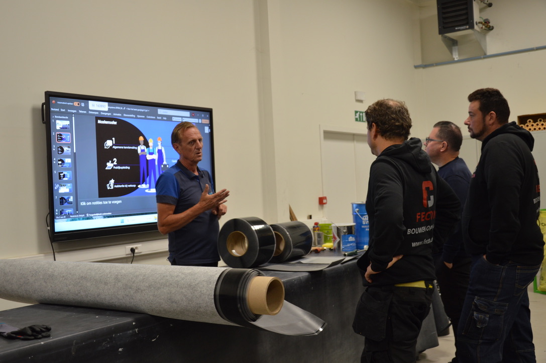 Mastersystems EPDM opleiding dak - formation toit